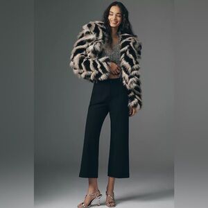 Maeve Collette cropped wide leg in ponte knit !